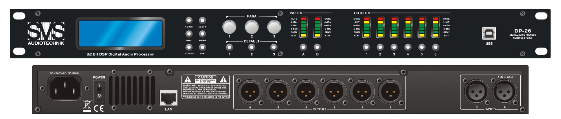 SVS Audiotechnik DP-26 Цифровой процессор: 2 входа 6 выходов в Арзамасе