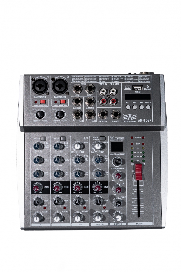 SVS Audiotechnik mixers AM-6 DSP Микшерный пульт аналоговый, 6-канальный SVS Audiotechnik mixers в Арзамасе